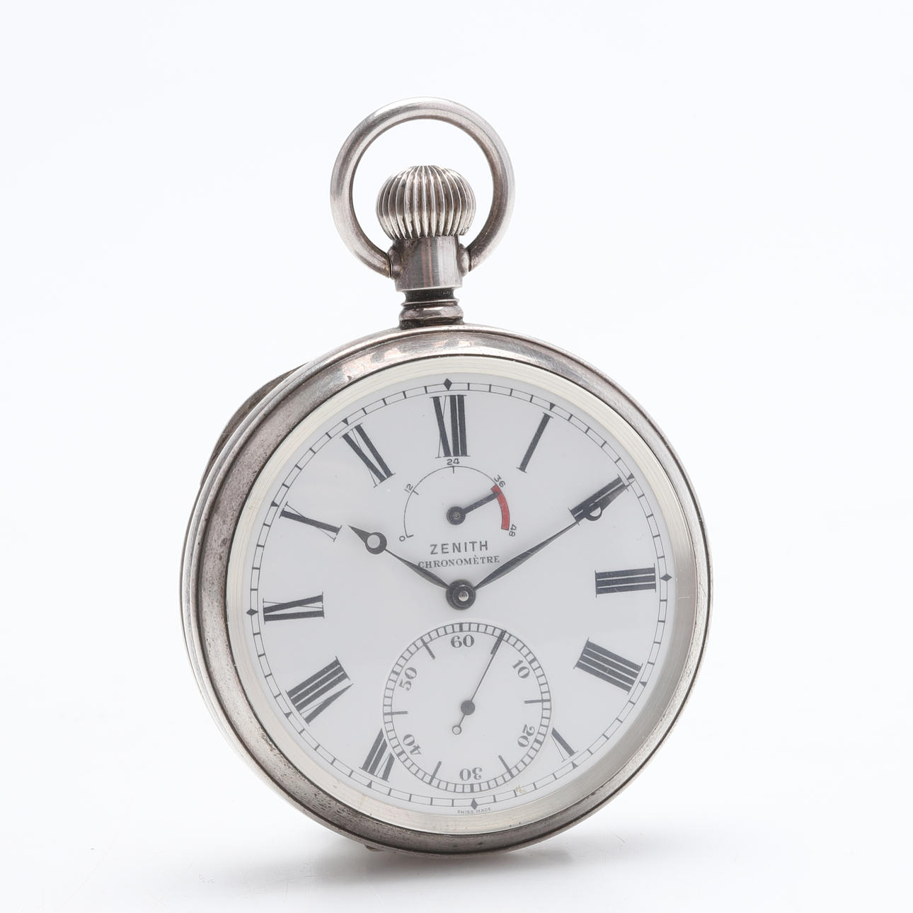 ZENITH, ship chronometer, “ZENITH CHRONOMÉTRE”, case in silver 925.