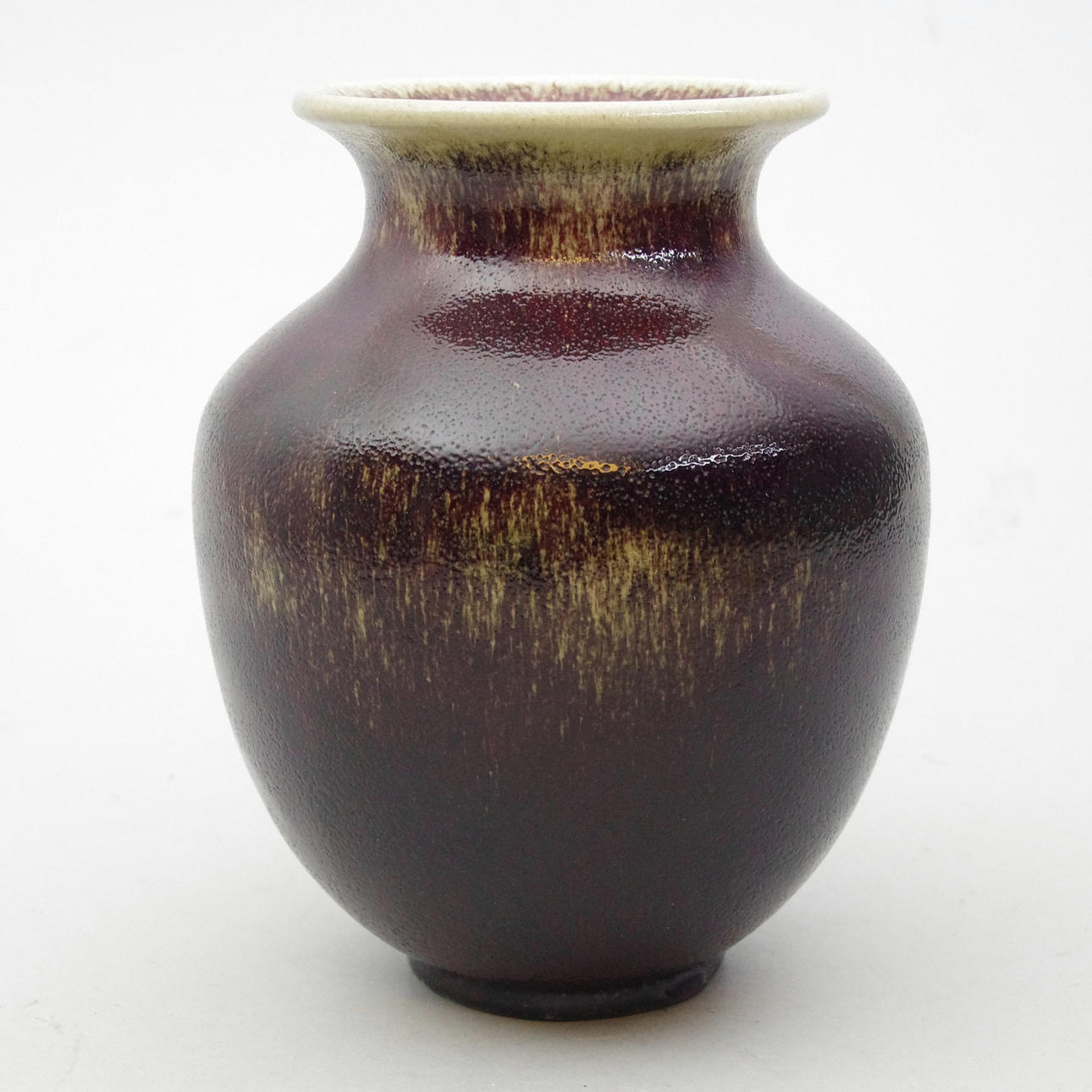 VAS, keramik, oxblodsglasyr, Kjell Bolinder, Höganäs -74.