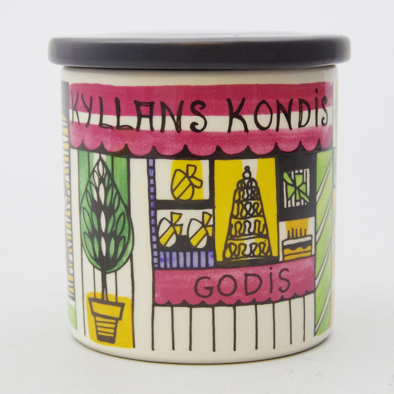 BURK MED LOCK, "Kyllans kondis" ur Vår lilla stad, Jie.