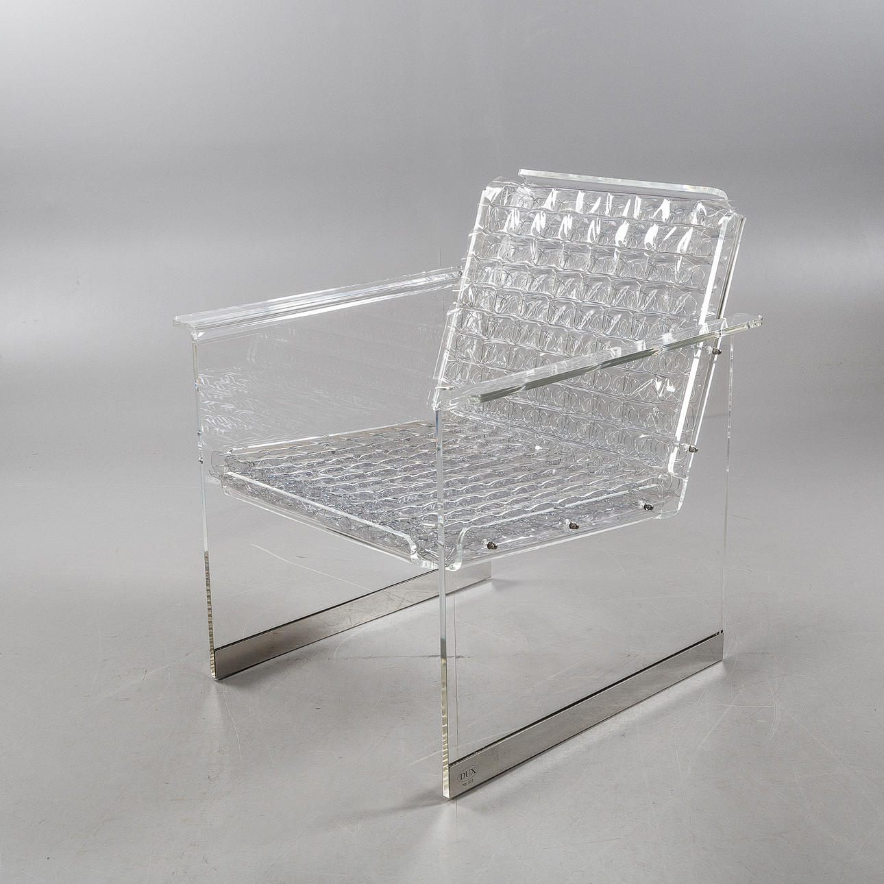 A “Plexi-Pascal” armchair, edition 002, DUX design team, 2000s.
