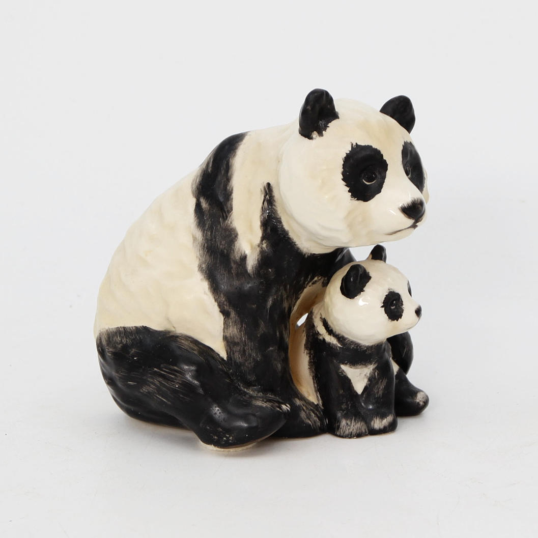 FIGURIN "PANDA MED UNGE" GOEBEL.