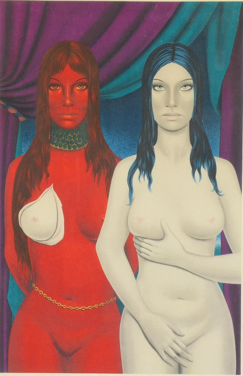 FELIX LABISSE. FÄRGLITOGRAFI.