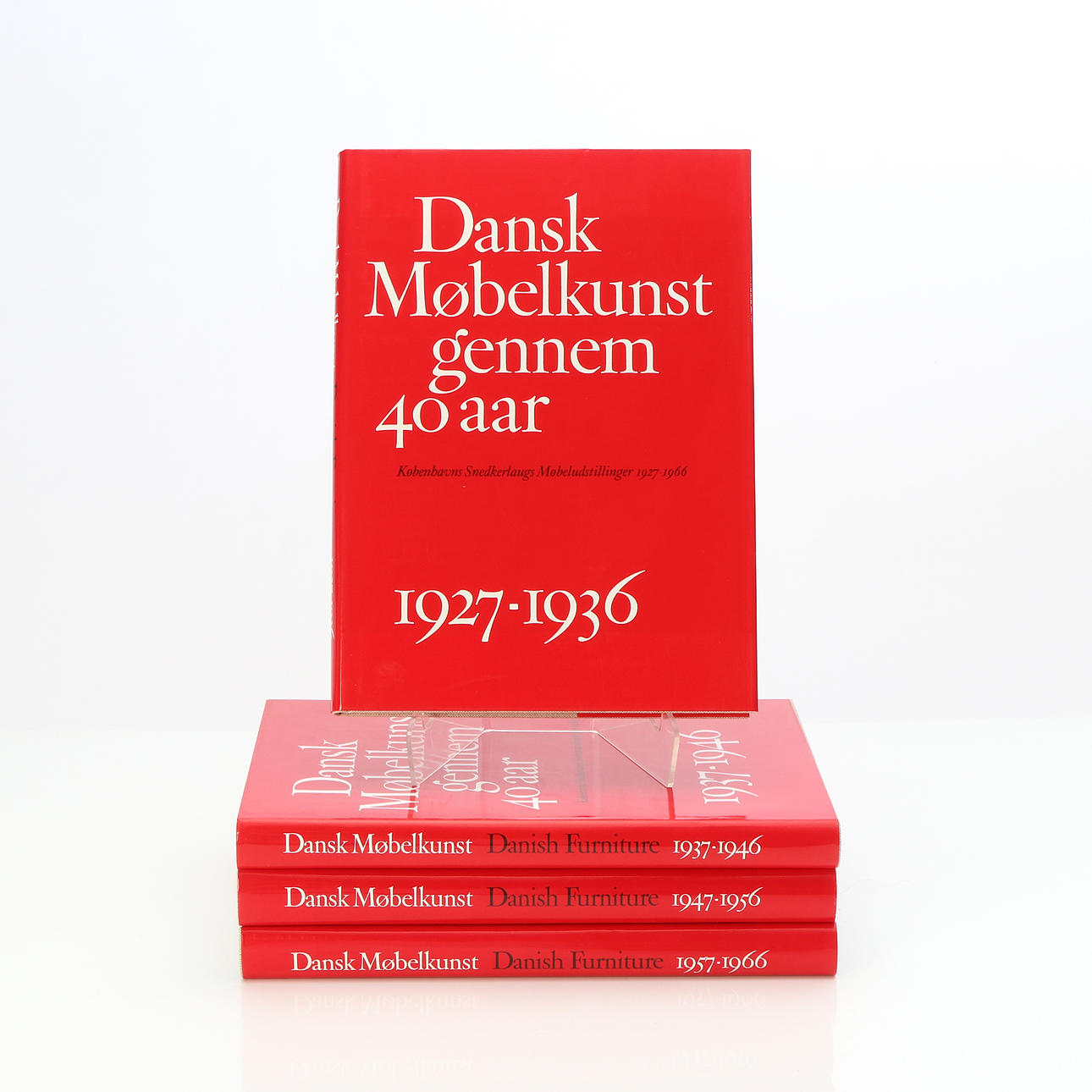 BOOKS, FOUR PCS. “Danish furniture art through 40 years - 1927