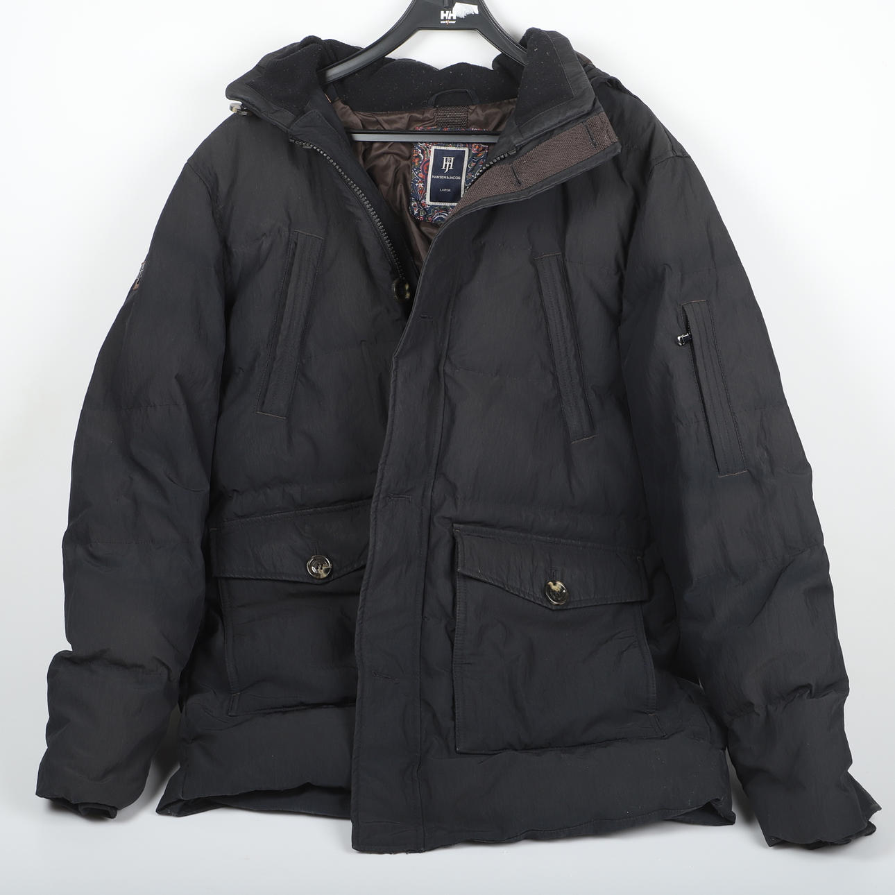 JACKA MED KAPUSCHONG, "Down Puffer Parka"Hansen & Jacob, samtida.