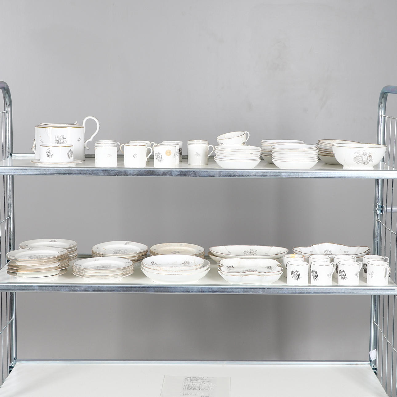 ANTIQUE SPODE TEA & COFFEE SERVICE & MORE MODERN SPODE COFFEE CANS ...