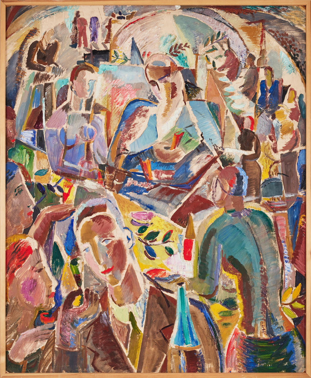 EDVARD ANDERSSON. “People in festive togetherness”.