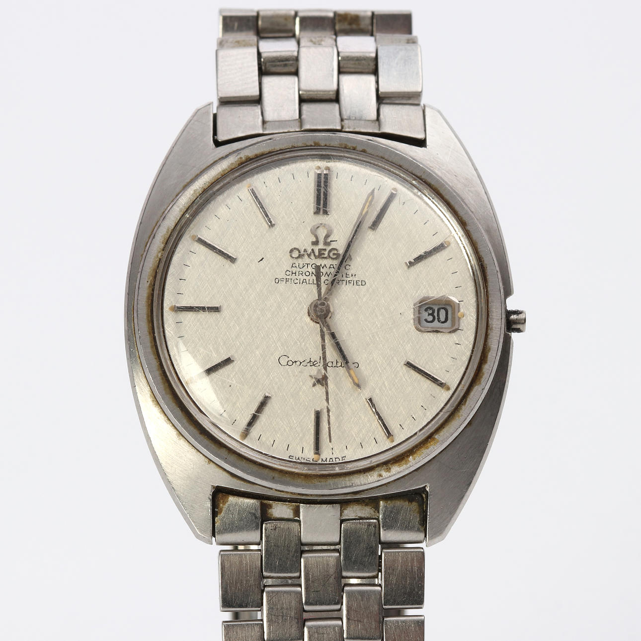 OMEGA CONSTELLATION, WRISTWATCH. Steel, automatic.
