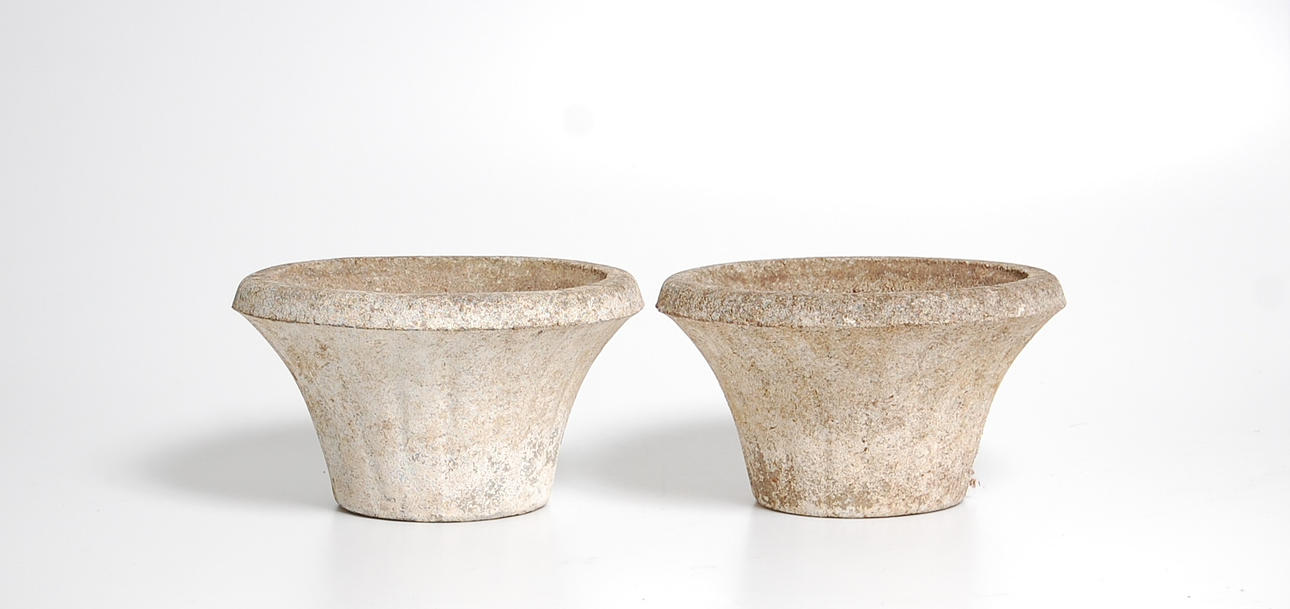 TRÄDGÅRDSURNOR, 1 par, 1900-talets första hälft.