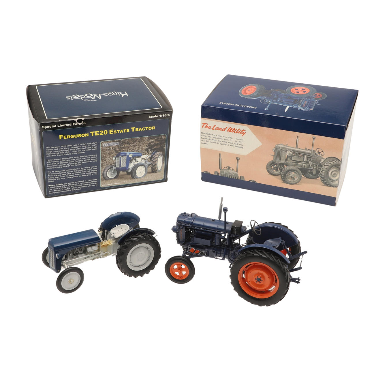 BOXADE MODELLTRAKTORER INKLUSIVE BROADACRE- OCH KING-MODELLER.