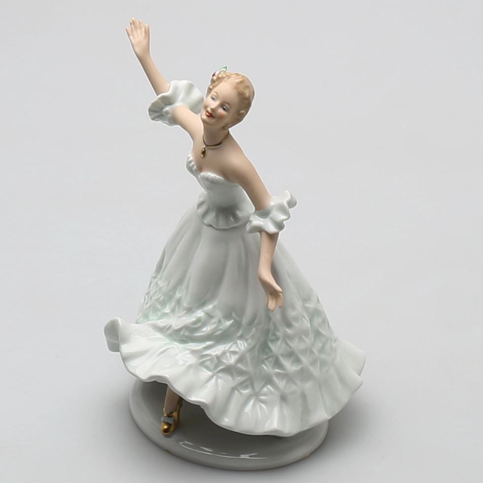 FIGURIN, porslin, Wallendorf, 1900-tal.