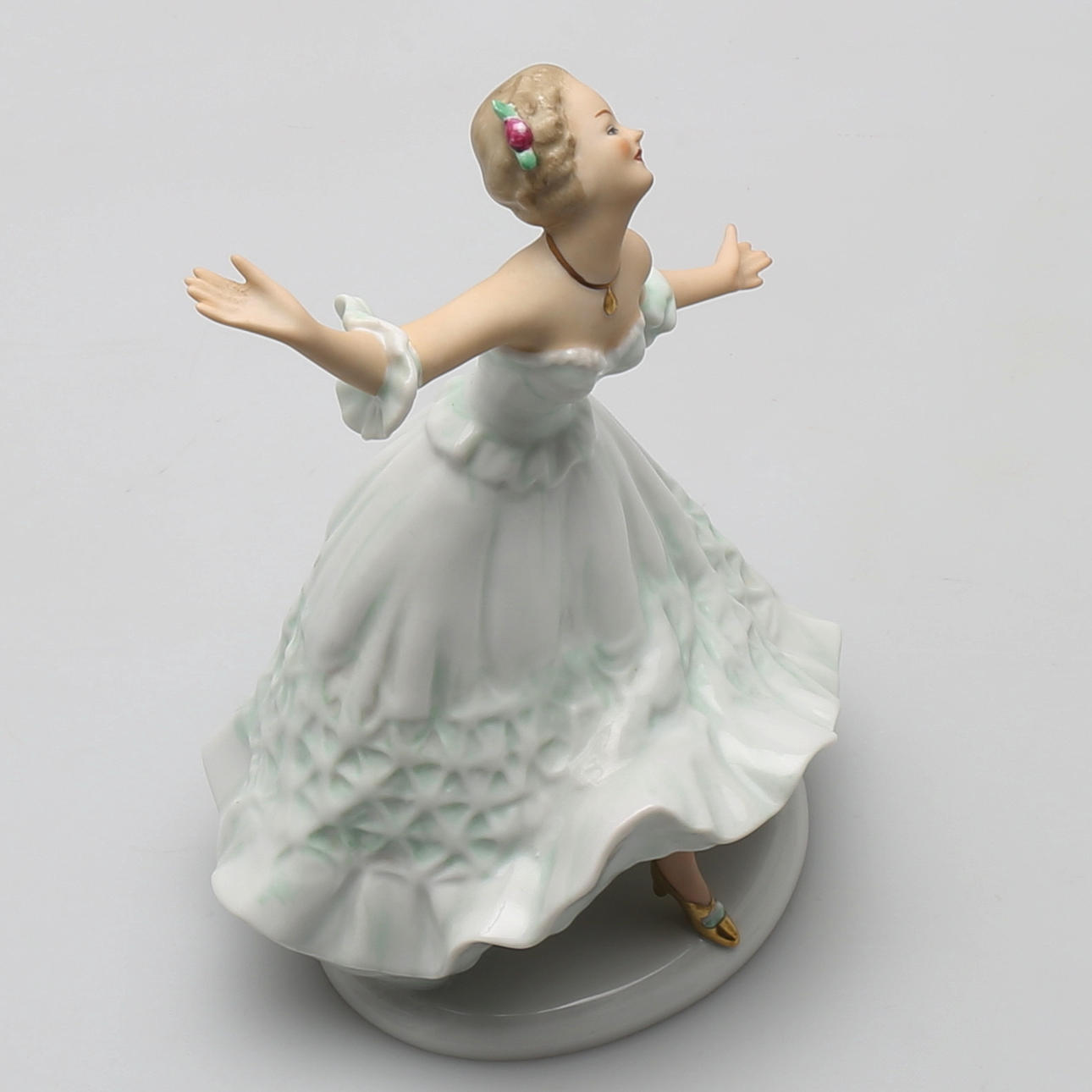 FIGURIN, porslin, Wallendorf, 1900-tal.