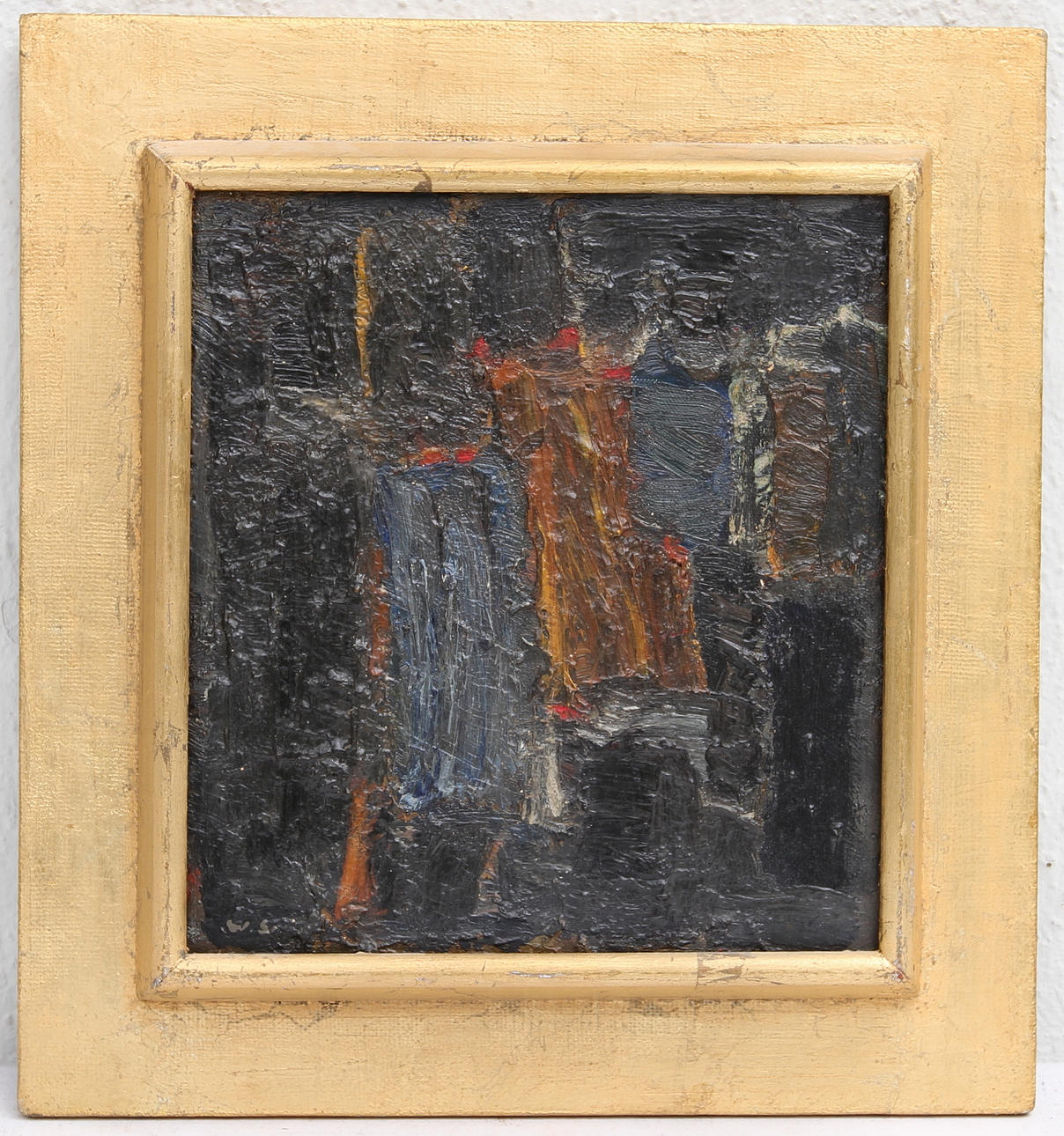 WIKING SVENSSON. Olja på duk. Komposition, signerad.