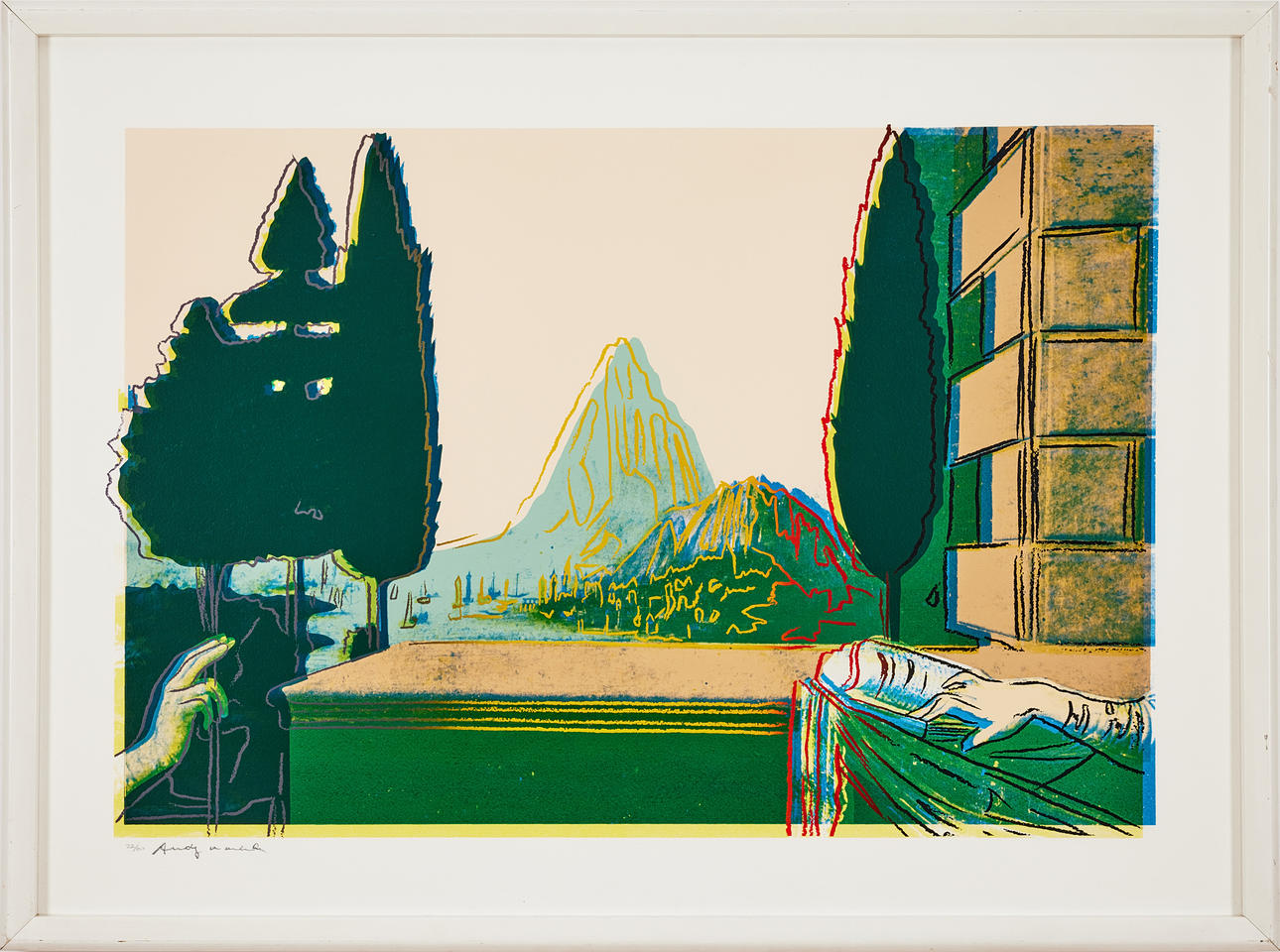 ANDY WARHOL. “Details of Renaissance Paintings (Leonardo da Vinci