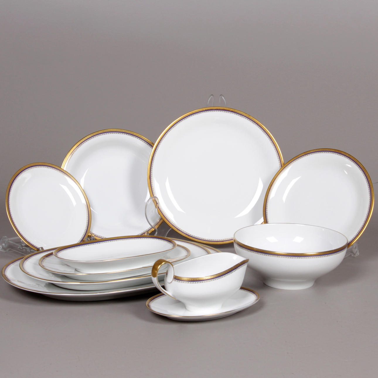 MATSERVIS, 56 delar, porslin, Tirschenreut, Bavaria.