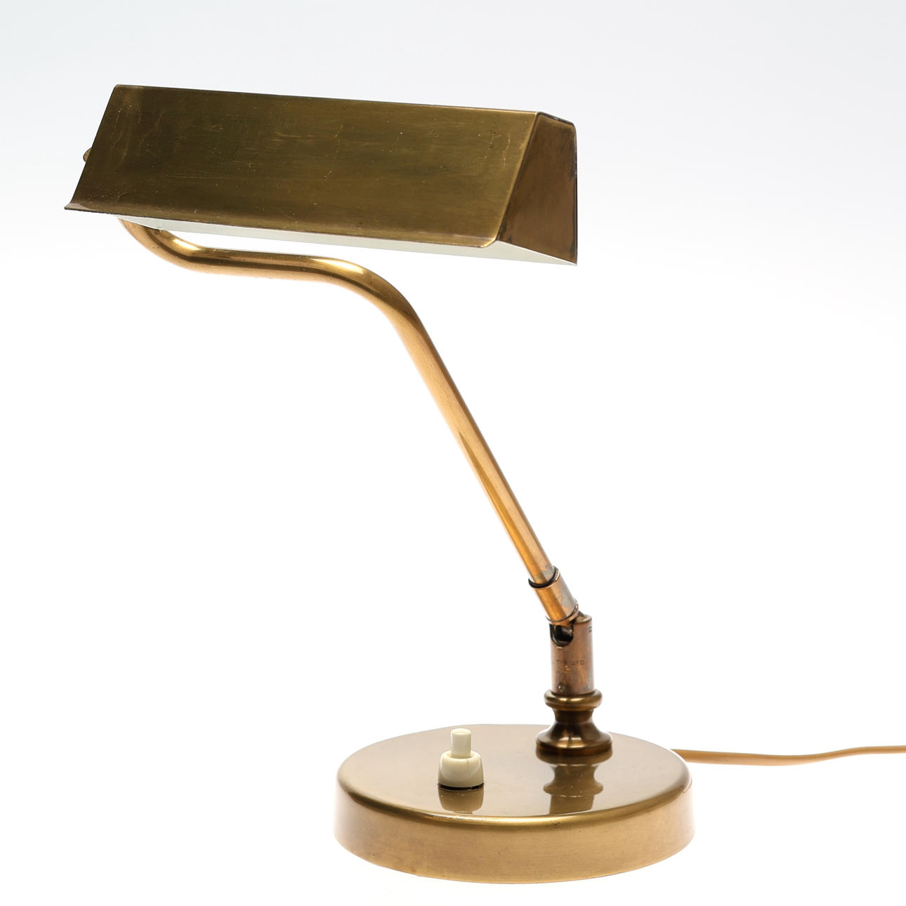 EINAR BÄCKSTRÖM. Desk lamp, “Piano lamp”, marked EB, type 450.