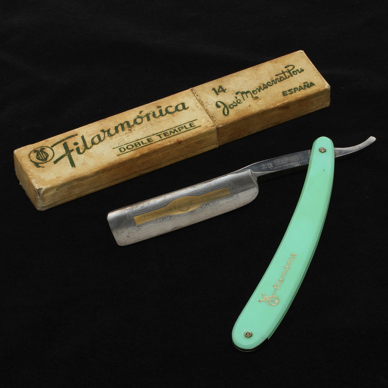 RAKKNIV, Filarmonica 14 Doble Temple, José Monserrat Pou, omkring 1900-talets mitt.