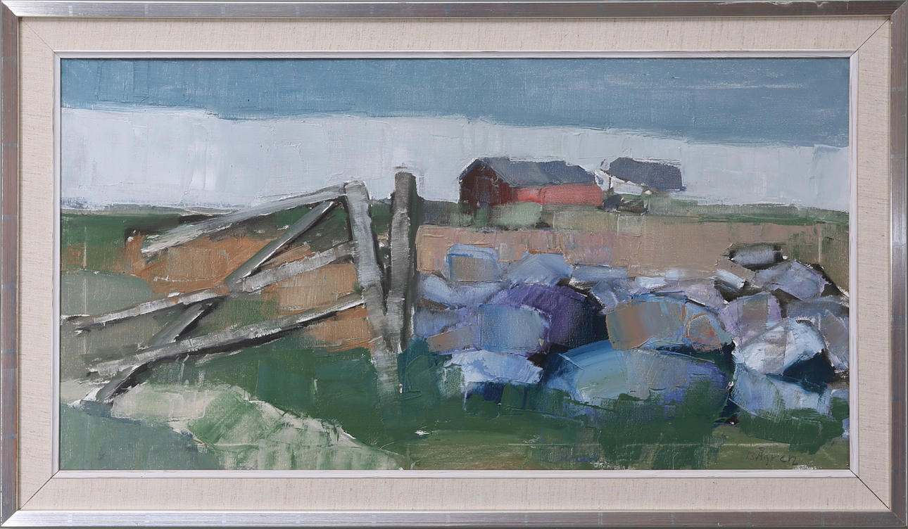 BENGT ÅGREN. Landskapsmotiv, olja på duk, signerad.