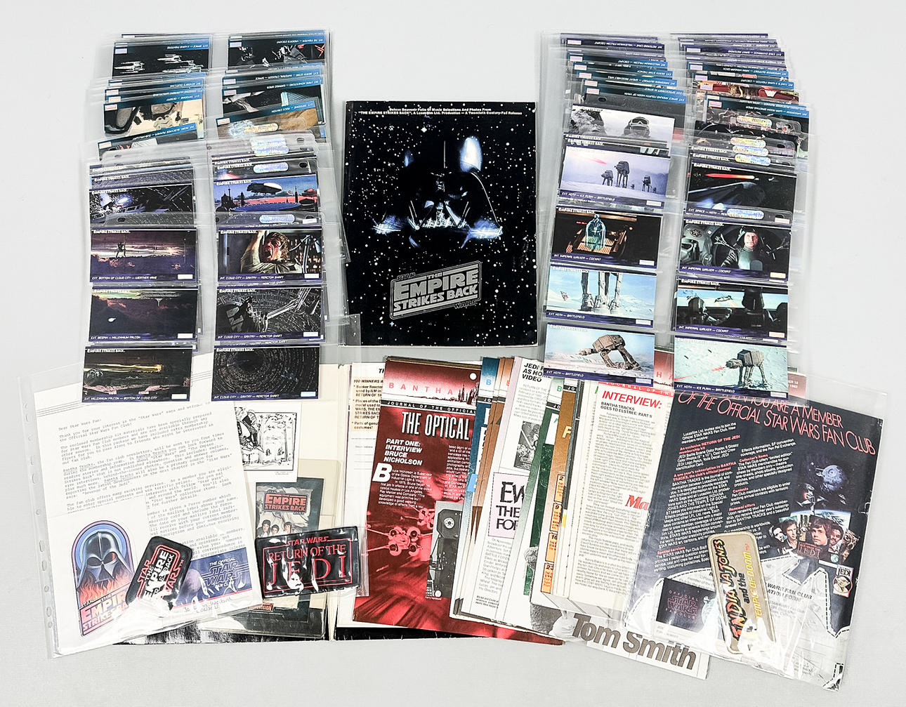 Sæt med Star Wars samleobjekter.