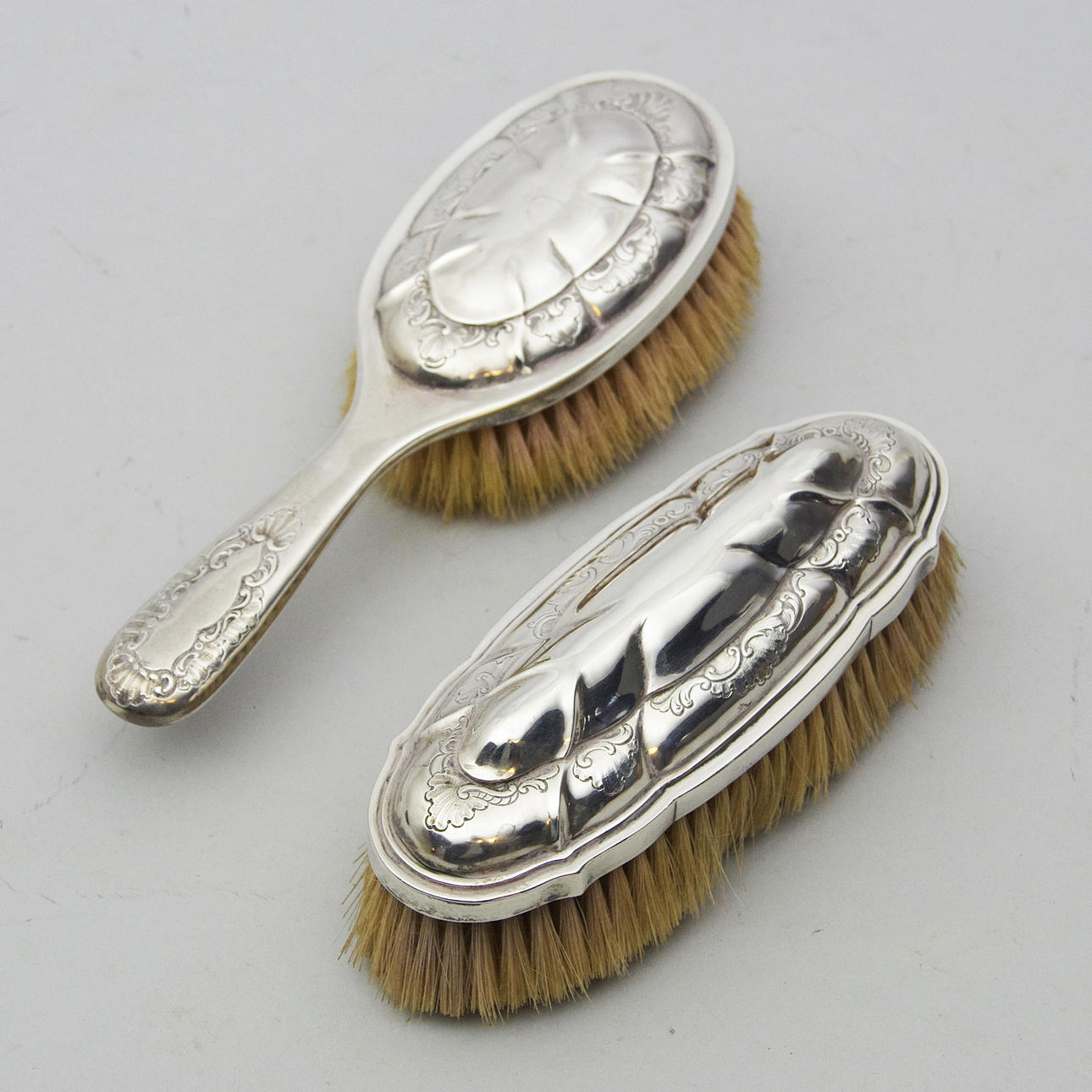 BORSTAR, 2 stycken, danskt silver.