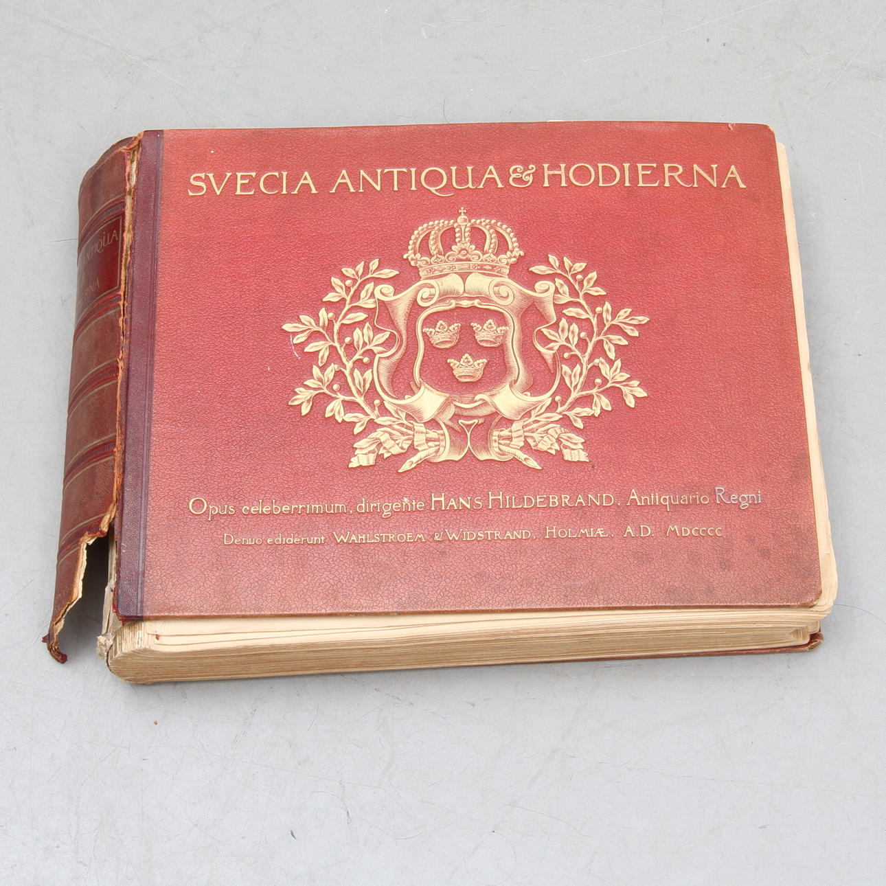 BOK, Suecia Antiqua & Hodierna, Erik Dahlberg, Wahlström & Widstrand.