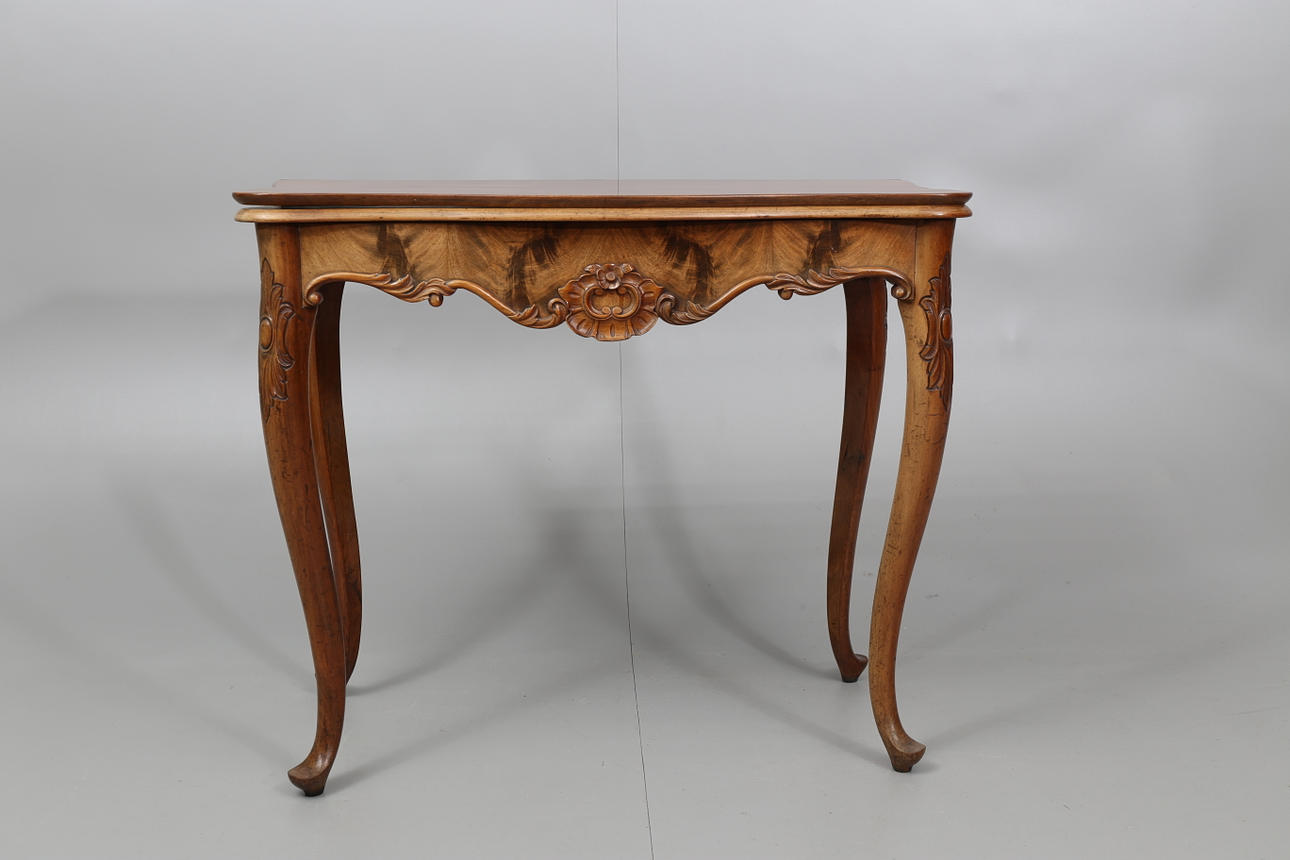 SPELBORD, mahogny, nyrokoko, 1800-talets fjärde kvartal.