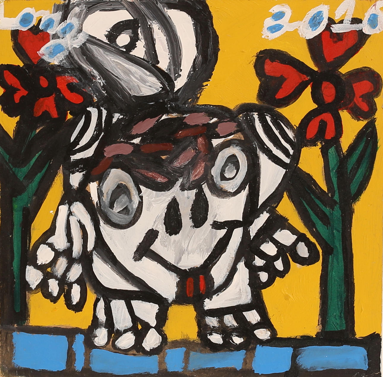 CONG QUOC HA. Oil on panel, signed and dated 2016.