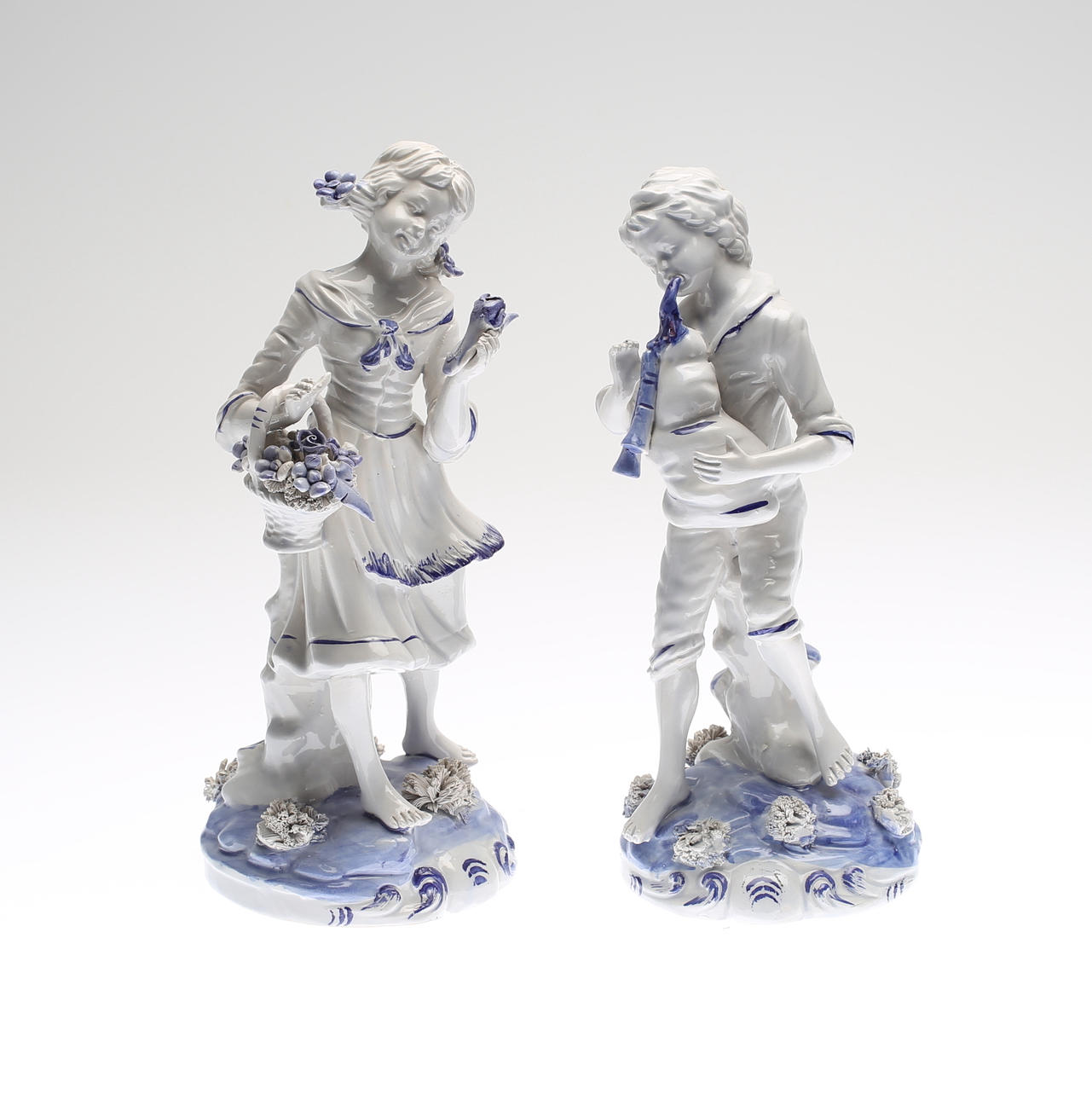 FIGURINER, 2 st, Capodimonte, Italien.