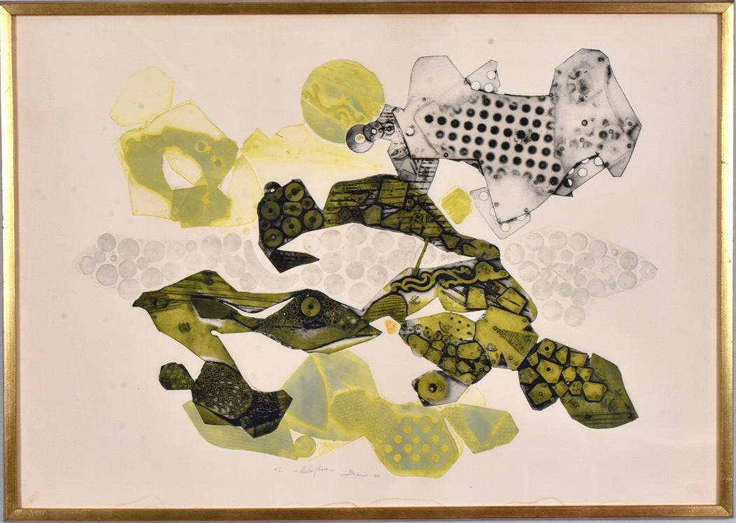 PAOLO BONI. Color etching.