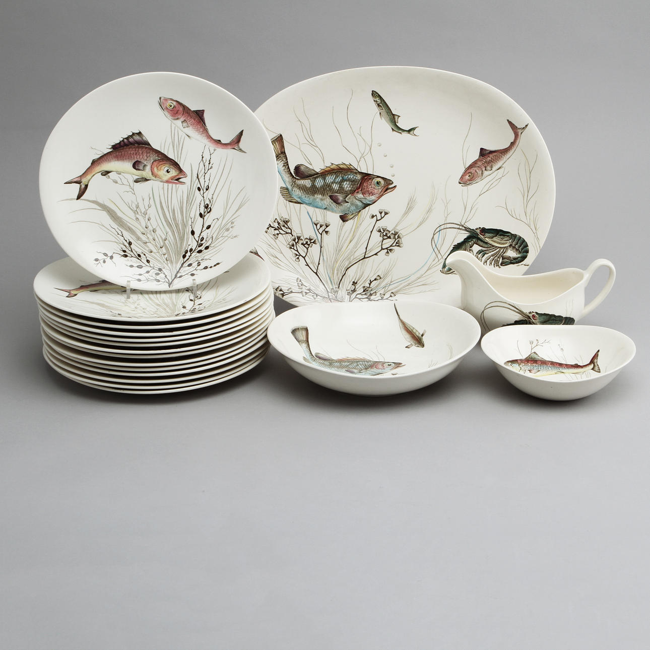 FISKSERVIS, 18 delar, Johnson Bros.