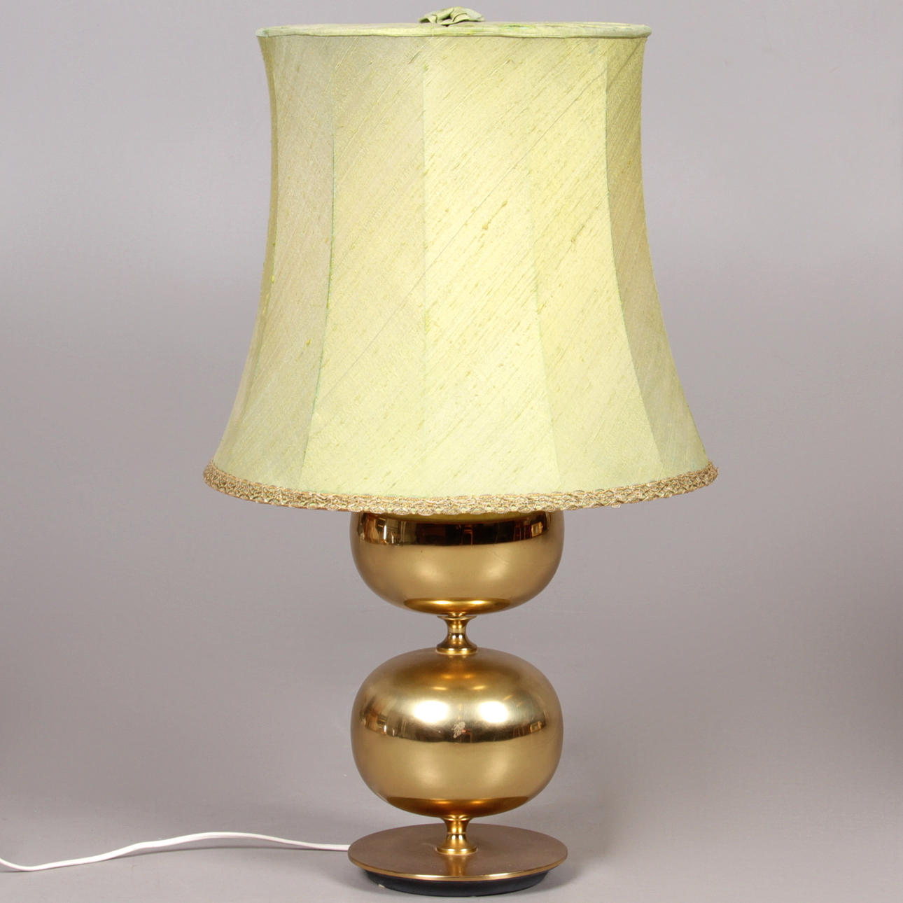 BORDSLAMPA, mässing, AB Stilarmatur, Tranås, 1900-talets mitt.