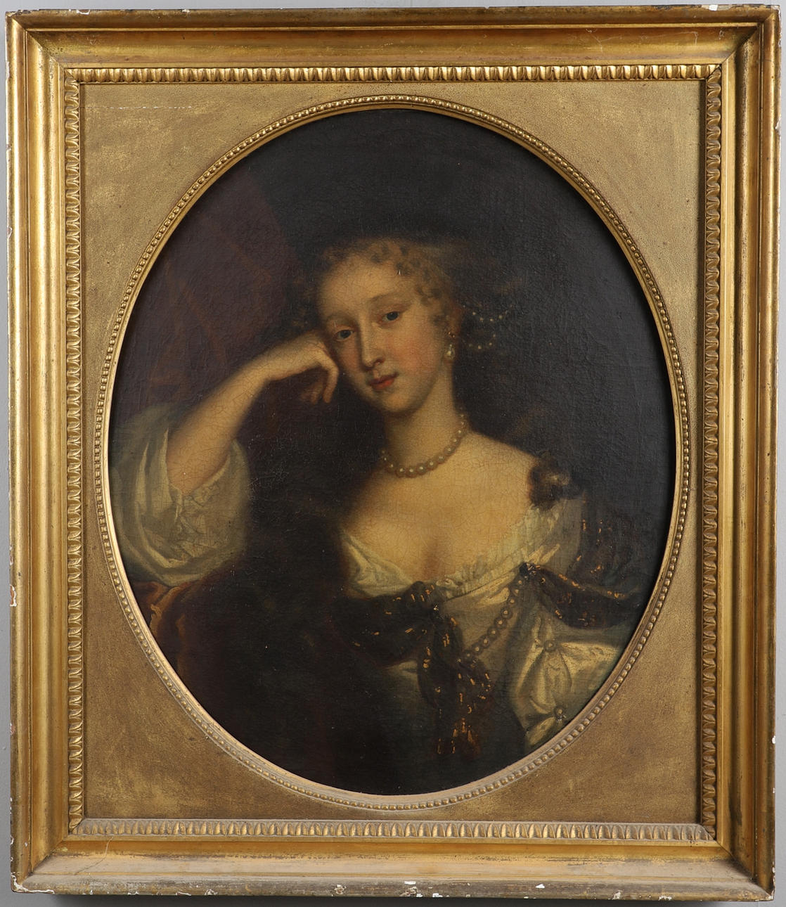 CIRCLE OF HENRI GASCAR (1635-1701). PORTRAIT OF A LADY.