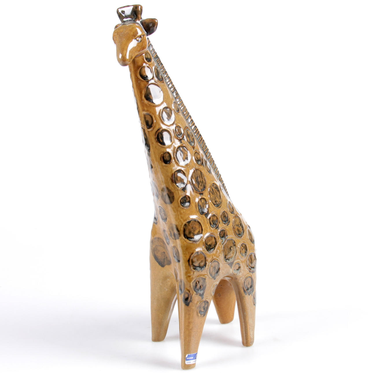 FIGURIN, stengods, "Giraff" ur serien Stora Zoo, Lisa Larson, Gustavsberg.
