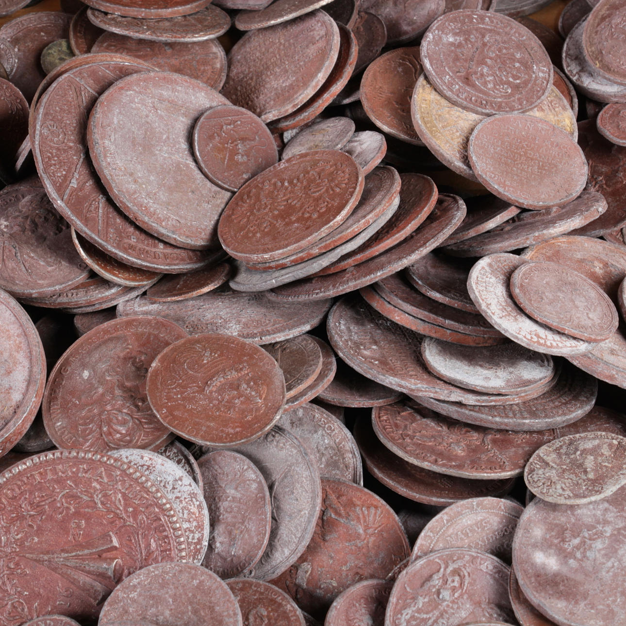 MYNT, samt medaljer och minnesmärken, tenn/bly, 1900-tal.