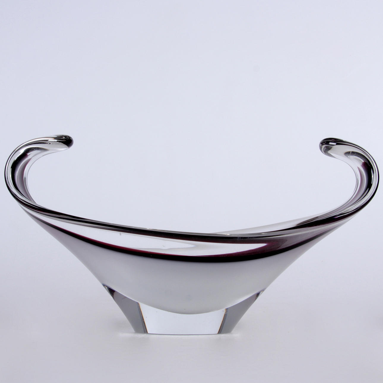 SKÅL, glas, "Coquille", Paul Kedelv, Flygsfors, 1900-tal.