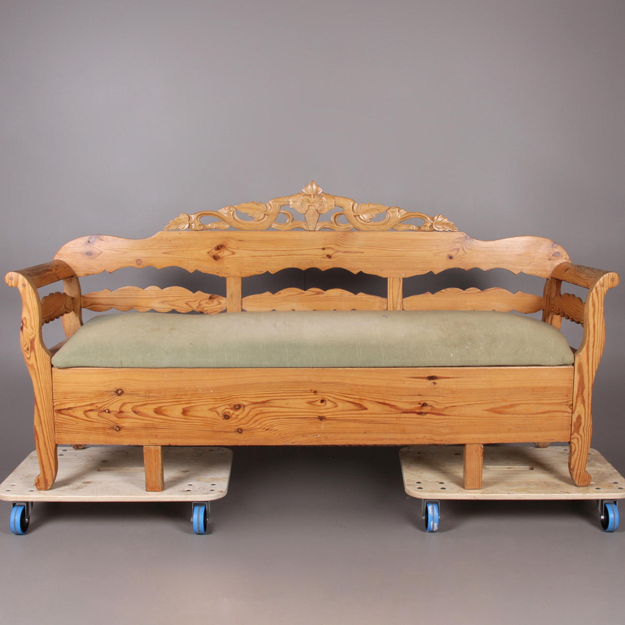 KÖKSSOFFA, furu, allmoge, 1800-tal.