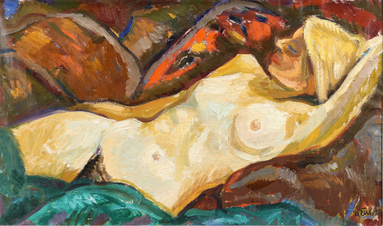 BENGT ELLIS oil on canvas, signed.