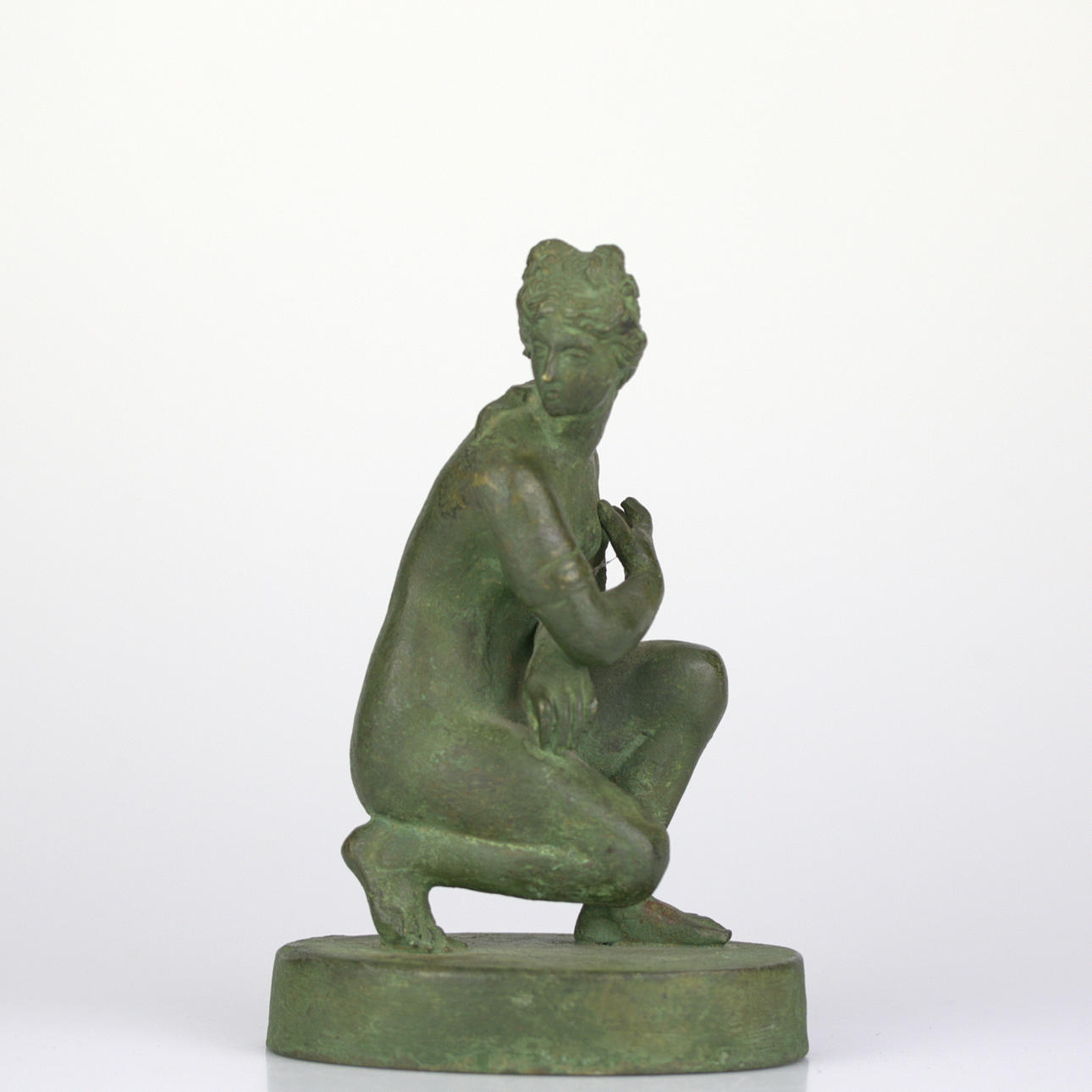 OIDENTIFIERAD KONSTNÄR. Skulptur, kvinna, brons, 1900-tal.