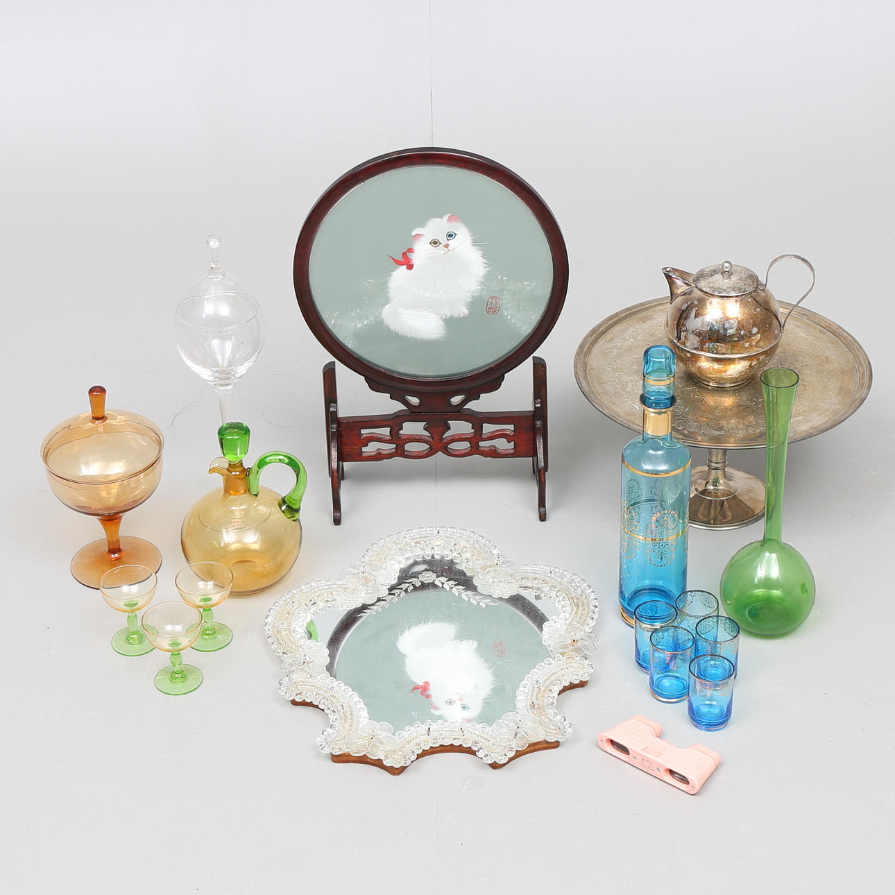 PARTI GLAS, KIKARE, SPEGEL m.m.