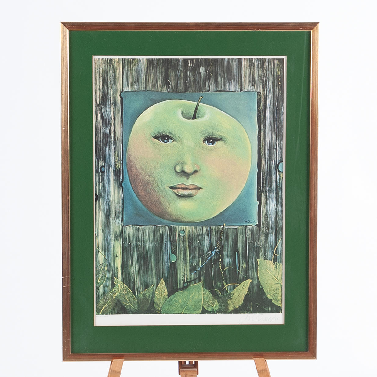 MICHAEL QVARSEBO. Lithograph, signed, epreuve d'artist.