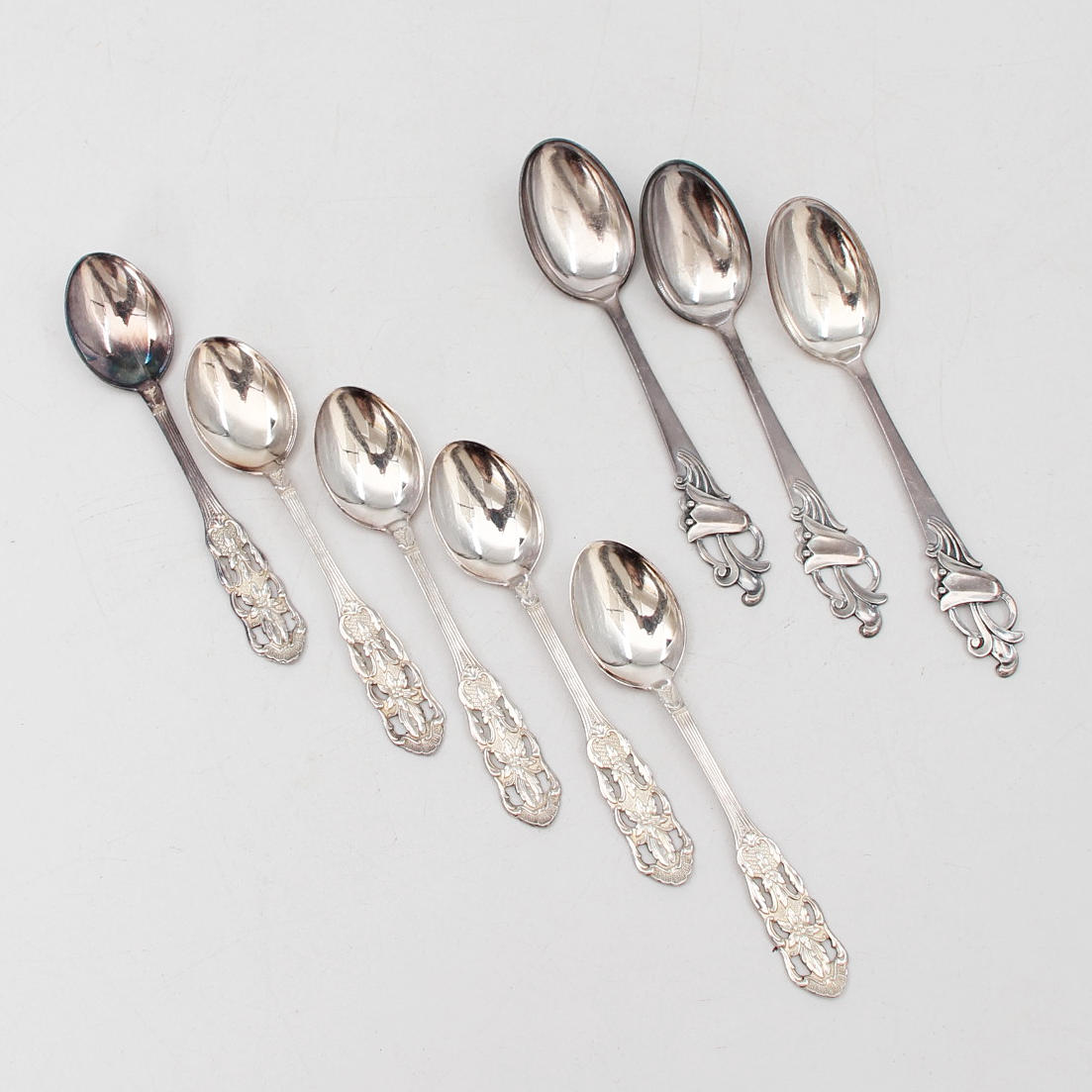 8 SILVERSKEDAR, NORGE OCH SVERIGE.