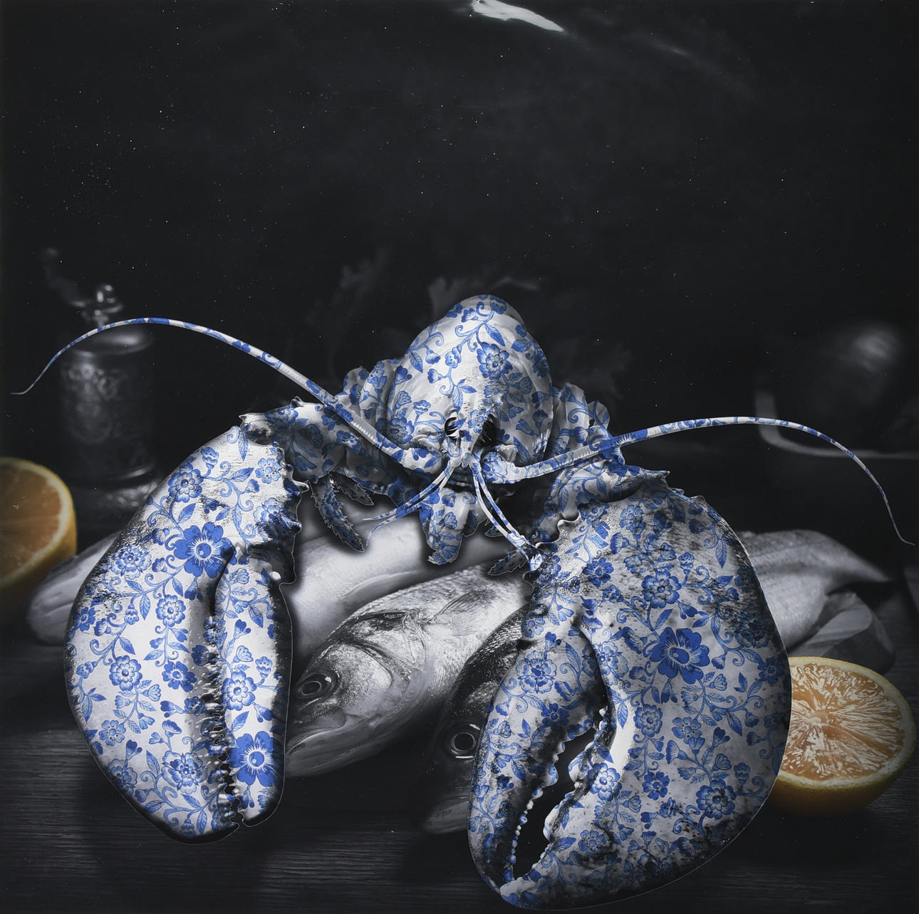LARS TUNEBO. Lithograph, “Ming lobster”, signed, numbered 2/30, unframed.