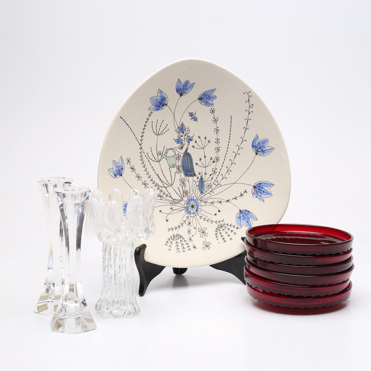 GLAS und KERAMIK, 10 Stück, inkl. Costa.