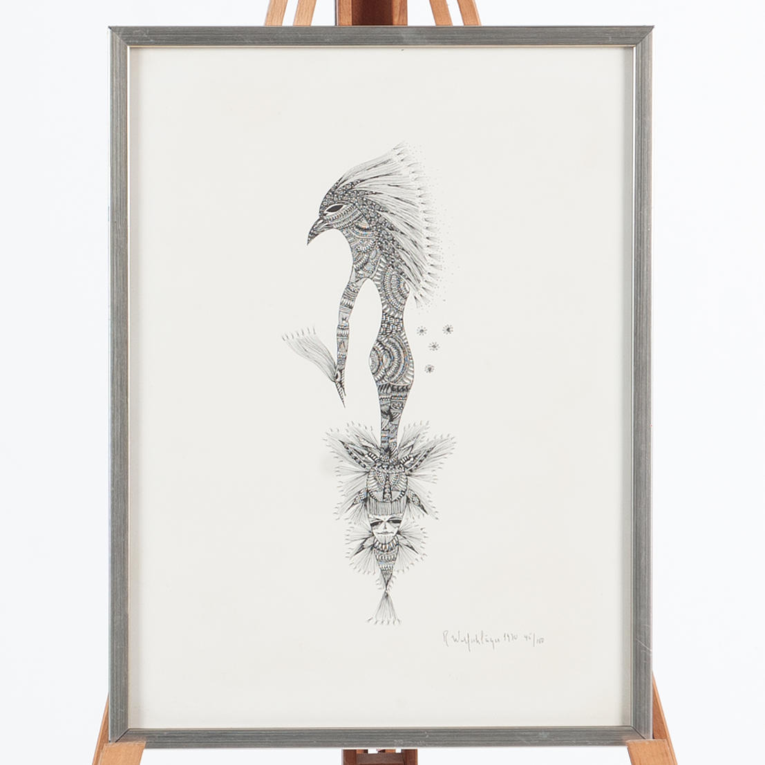 RAGNAR WOLLSCHLÄGER. Lithograph, signed and numbered 45/100.