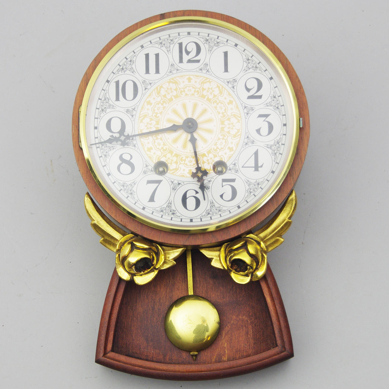 VÄGGUR, mahogny, Tyskland, 1900-talets andra hälft.