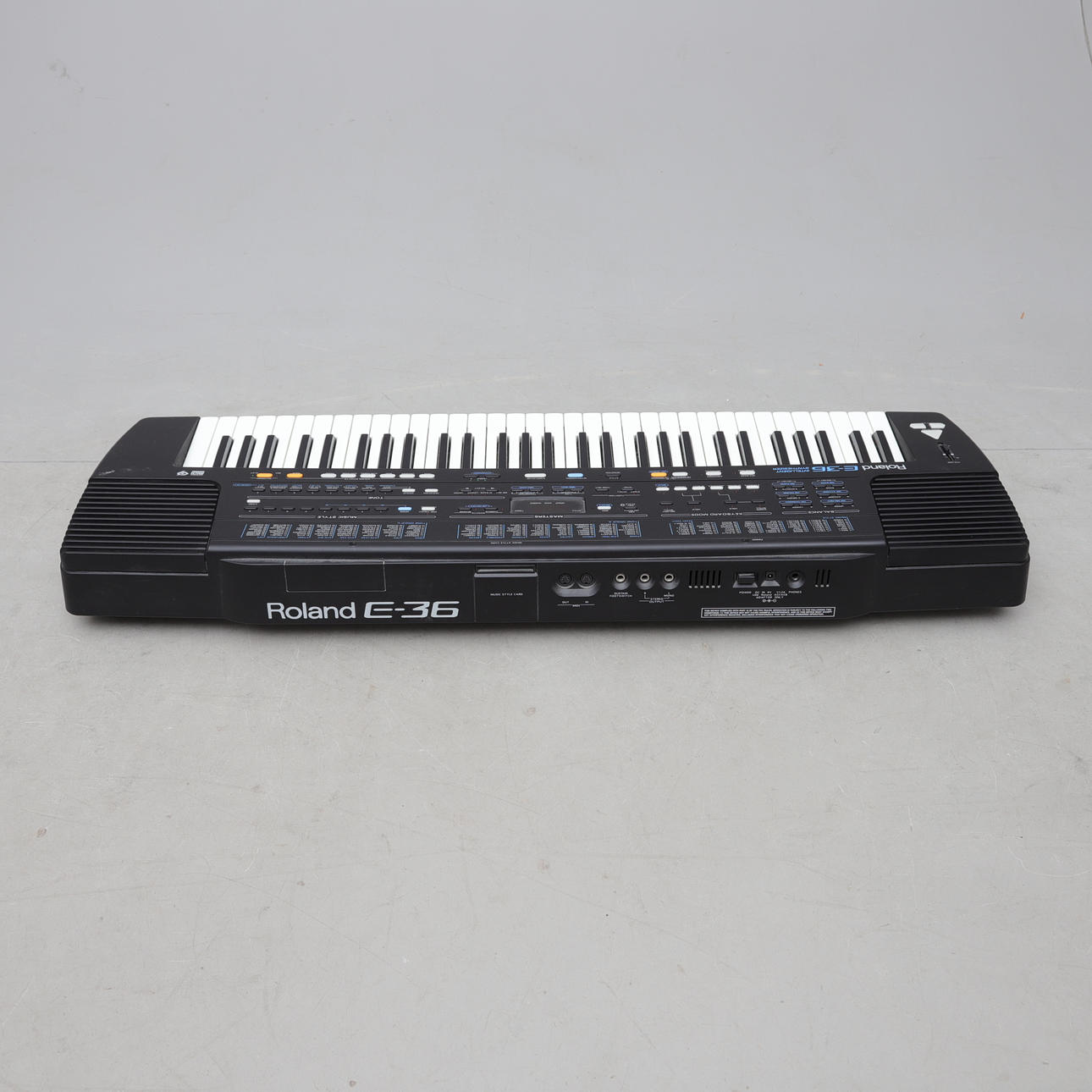 A Roland E-36 keyboard, 20th century.