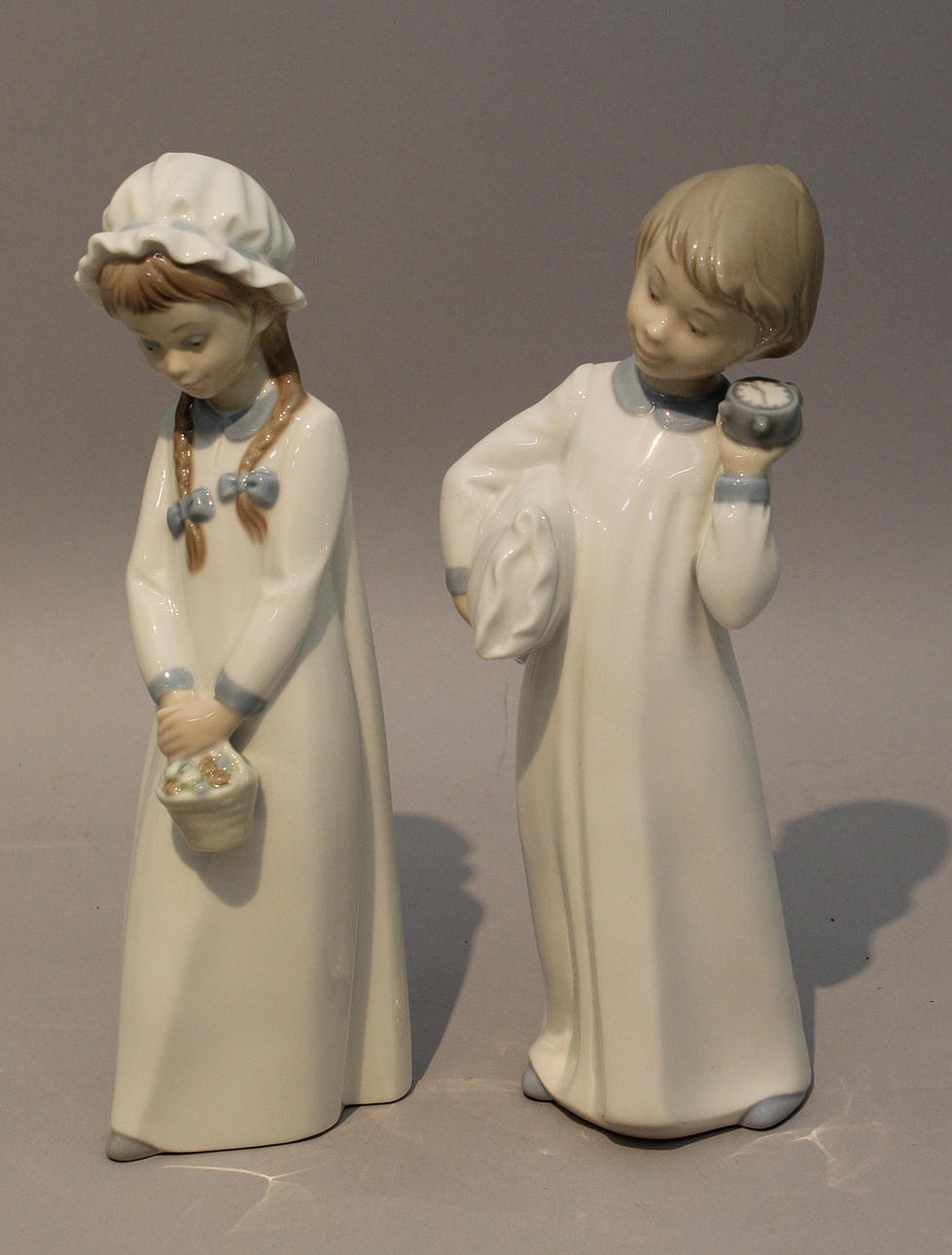 Parti porslinsfiguriner (2). Märkta Zaphir. Made in Spain.