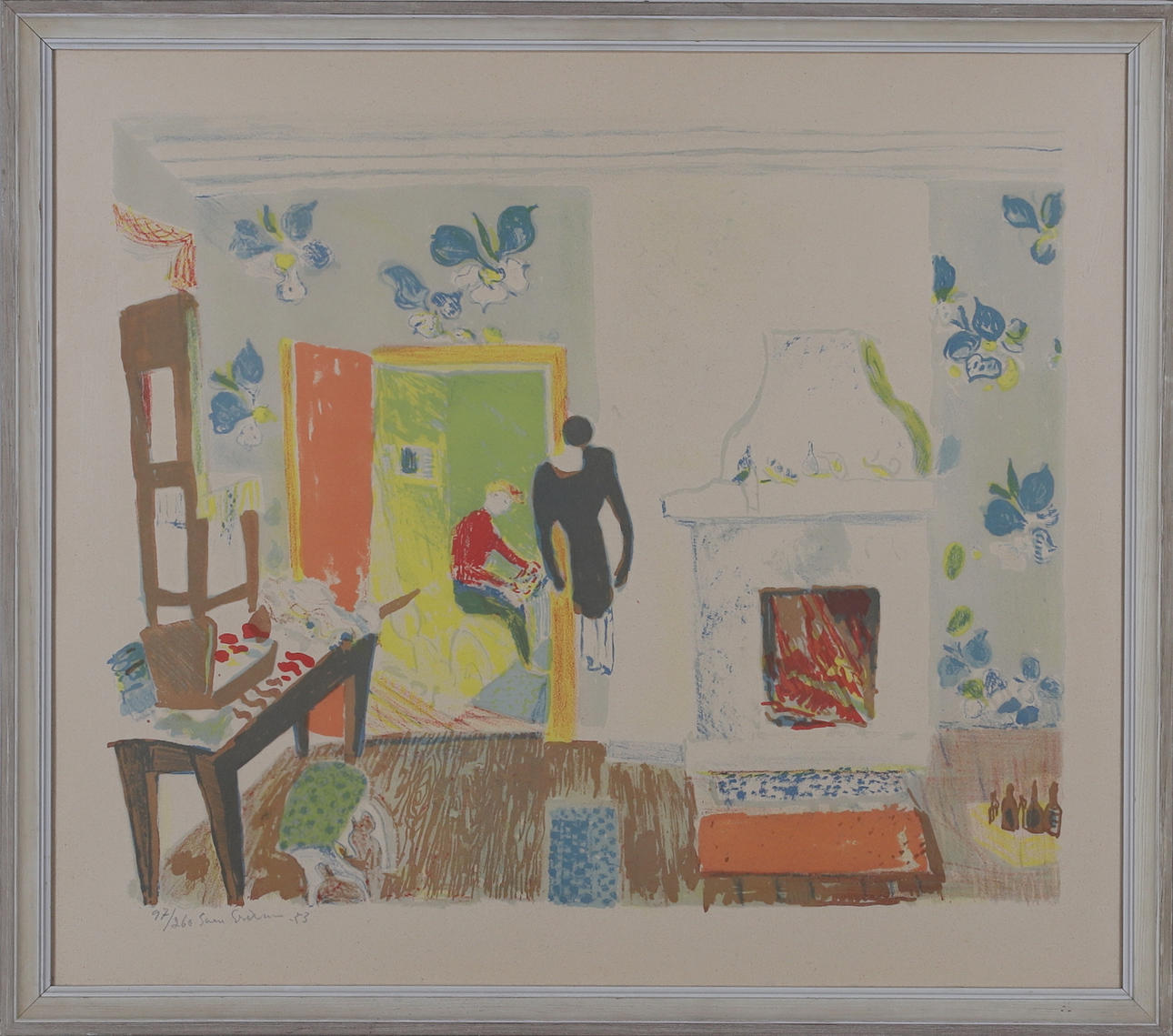 SVEN X:ET ERIXSON. lithograph, signed, numbered and dated -53.