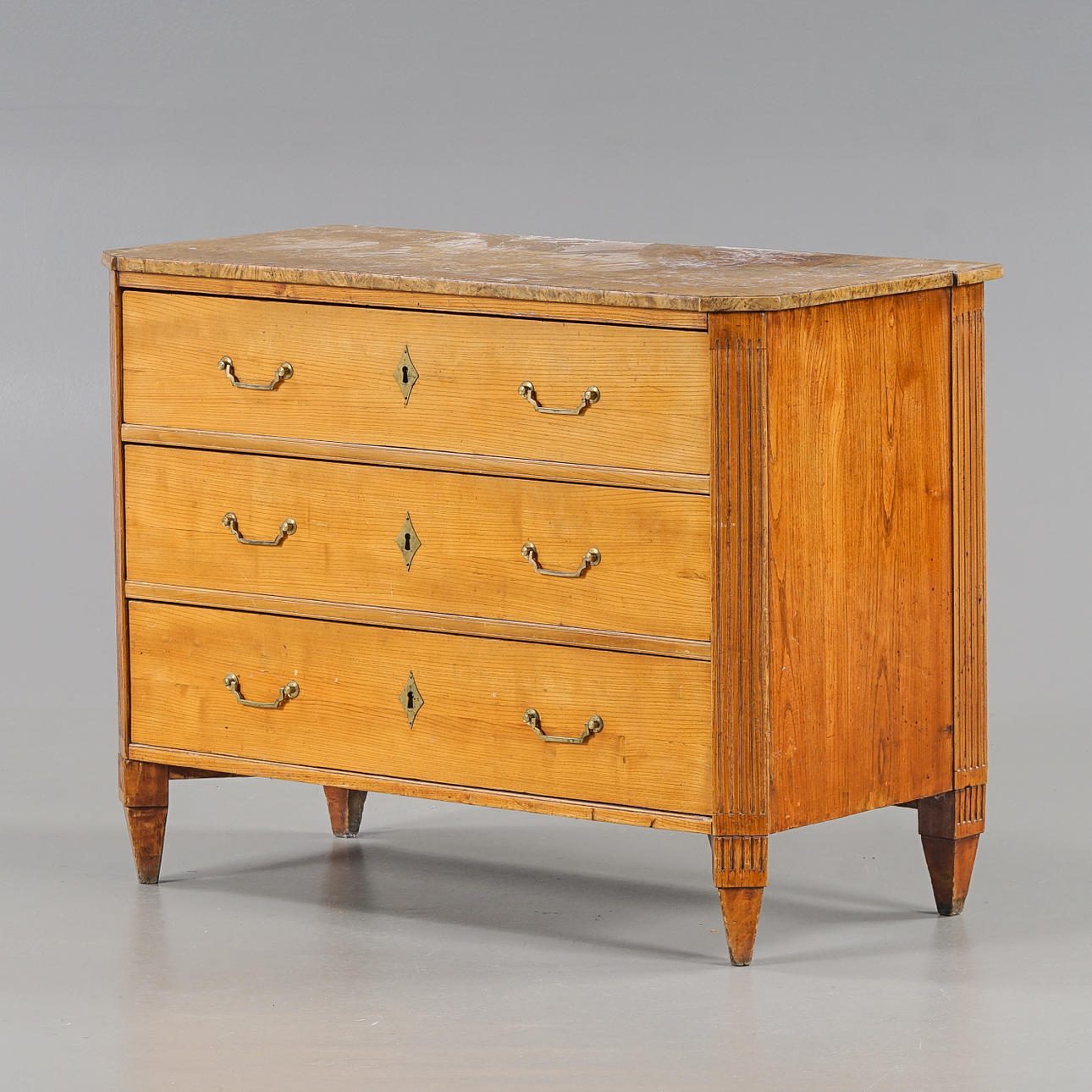 KOMMODE, Gustaviansk, 1600-/19. årh.