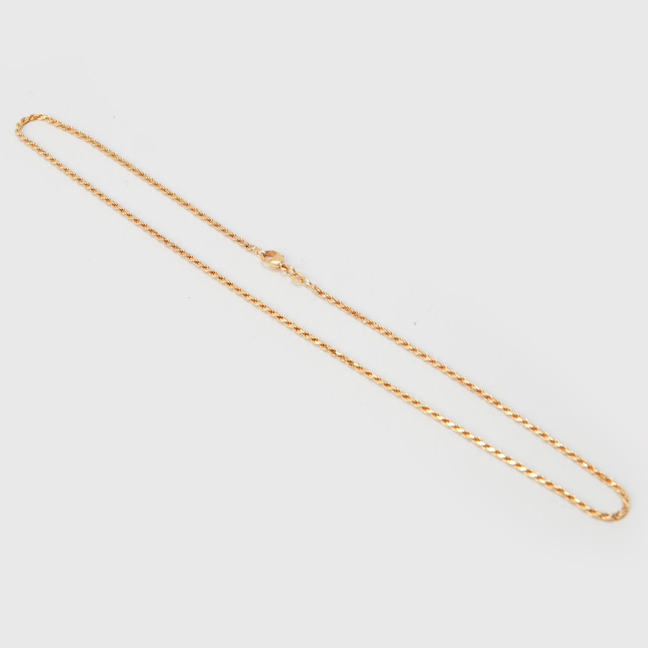 HALSKÆDE, 18k guld, vægt ca 12,4 gram.