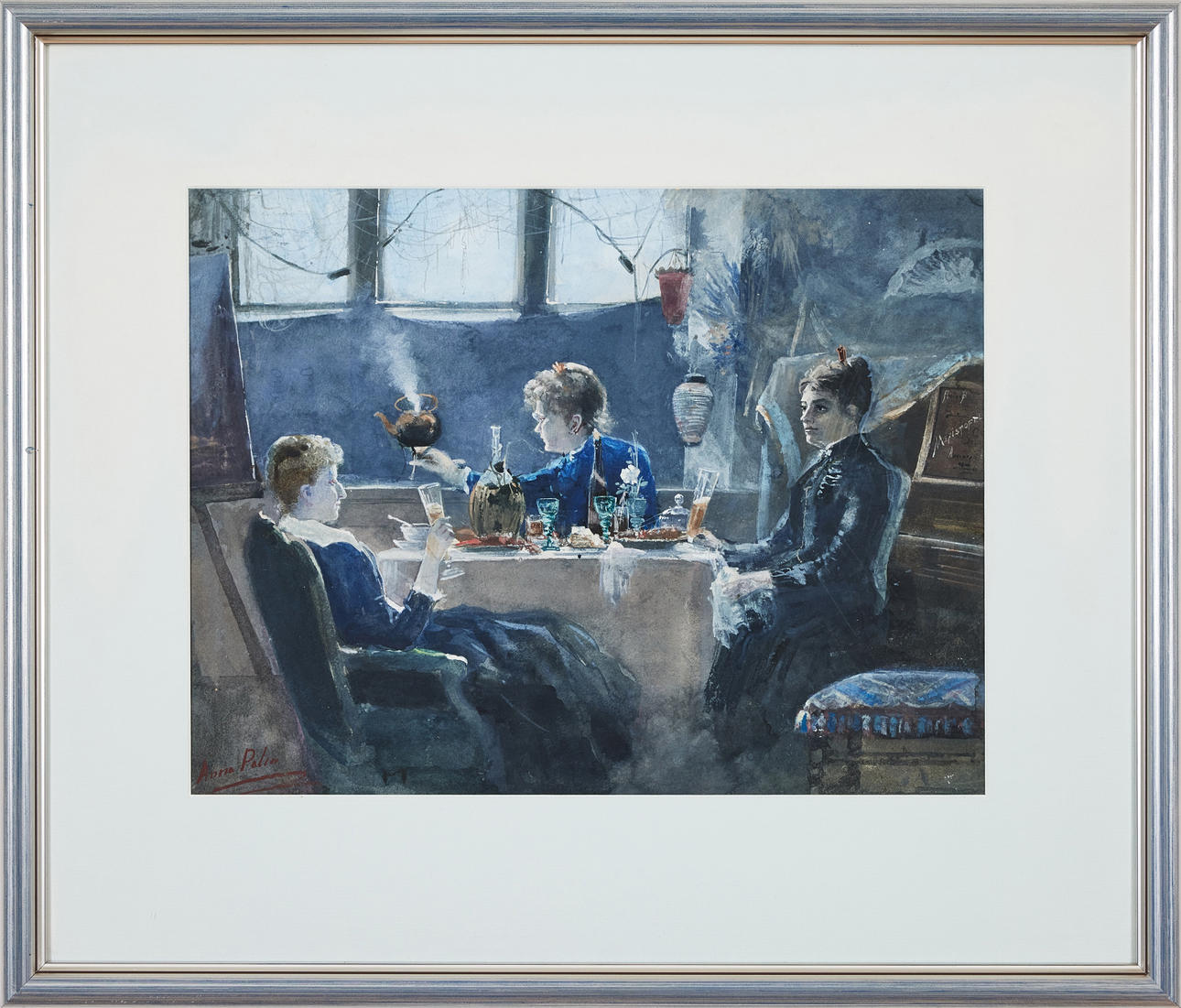 ANNA PALM DE ROSA. Studiossa.